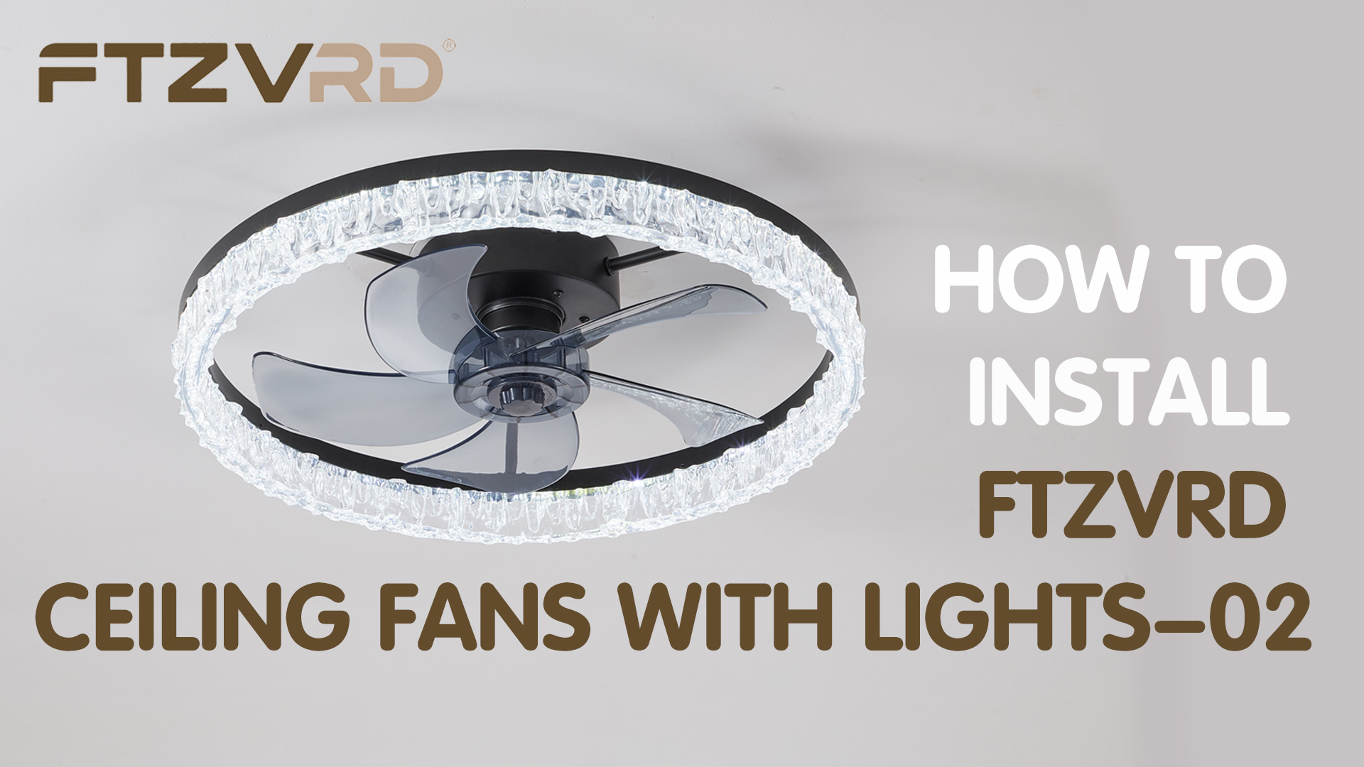 FTZVRD Ceiling Fans with Lights and Remote, 20